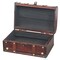 Decorative Vintage Wood Treasure box - Wooden Trunk Chest with Handle